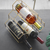 Geometric Wine Rack Metal Bar Wine Display