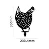 Chicken Yard Art Outdoor Garden Backyard Gazon Stakes Hen Yard Decor