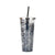 Sequins Straw Cold Cup with Lids and Straws