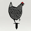 Chicken Yard Art Outdoor Garden Backyard Gazon Stakes Hen Yard Decor