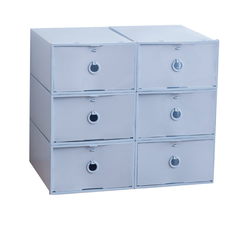 6 thickened and transparent shoebox drawer type