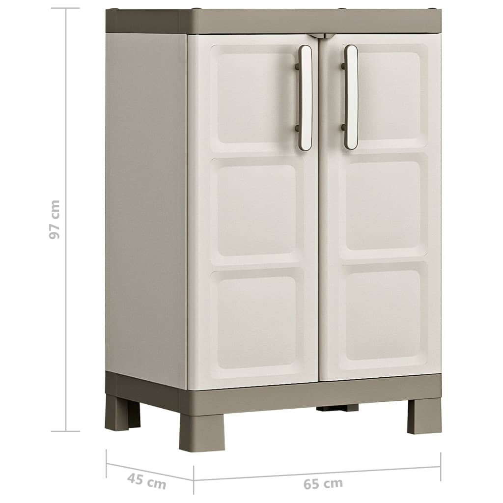 Keter Base cabinet Beige and taupe 65x45x97 cm