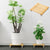 Bamboo Movable Plant Pot Trolley Tray Square Universal Wheel Potted Chassis Base