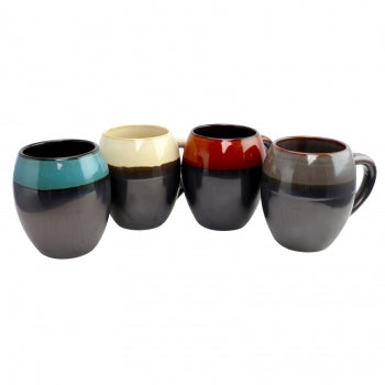 19.5 oz Mug Set, Set of 4 Assorted Colors