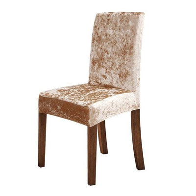 Cheap Velvet Dining Chair Cover Elastic Stretch Chair Slipcover