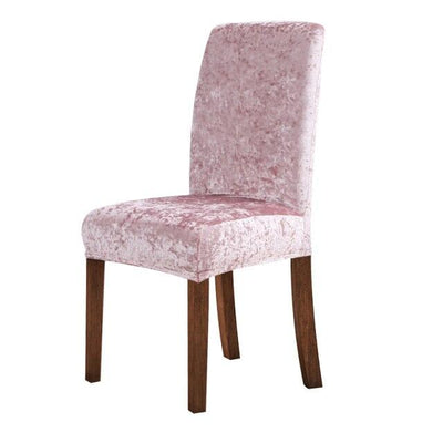 Cheap Velvet Dining Chair Cover Elastic Stretch Chair Slipcover