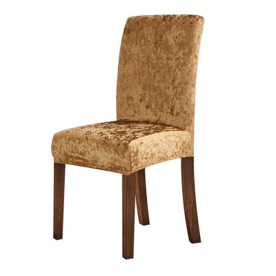 Cheap Velvet Dining Chair Cover Elastic Stretch Chair Slipcover