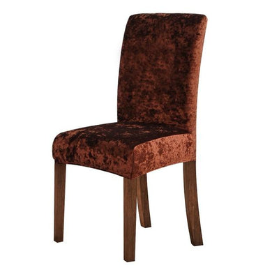 Cheap Velvet Dining Chair Cover Elastic Stretch Chair Slipcover